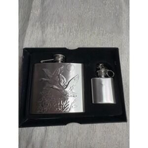 Bird pocket stainless steel flask set